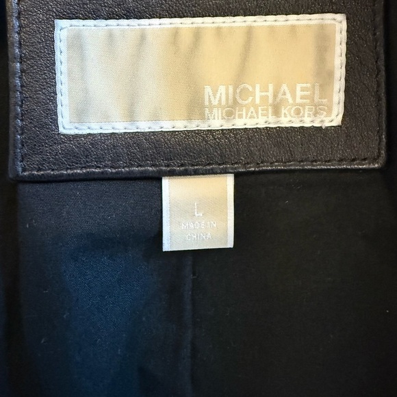 MICHAEL Michael Kors Leather Jacket Size Large - Picture 11 of 16
